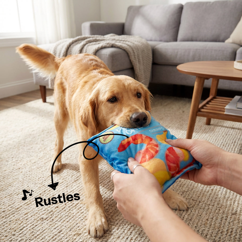 Potato Chips Dog Plush Toy