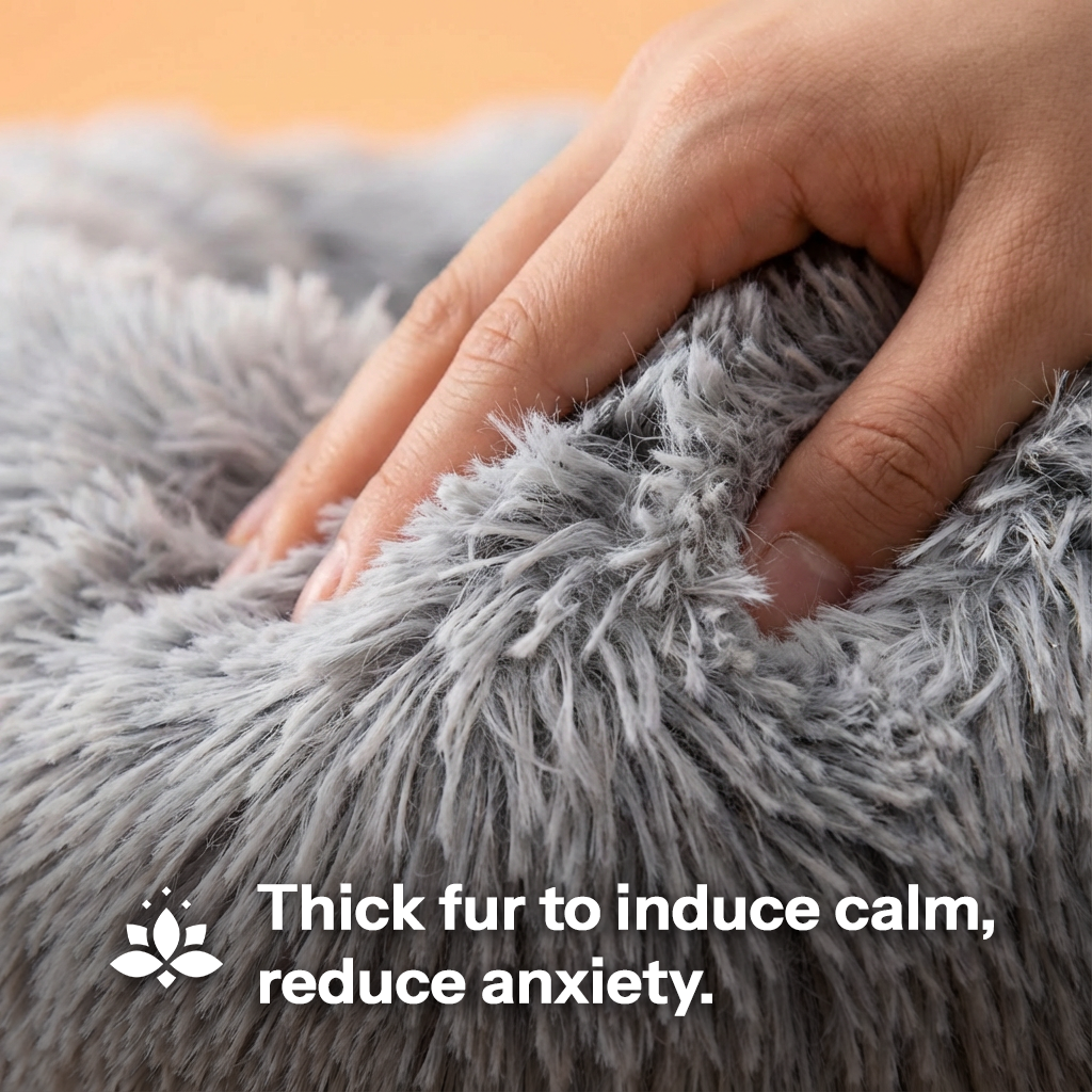 Cozy Calm Semi Nest Pet Bed