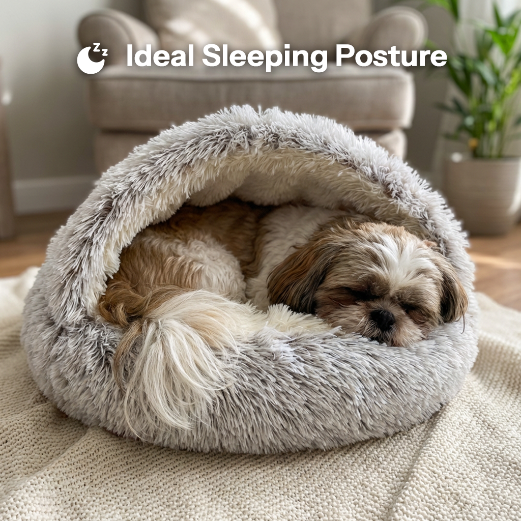 Cozy Calm Semi Nest Pet Bed