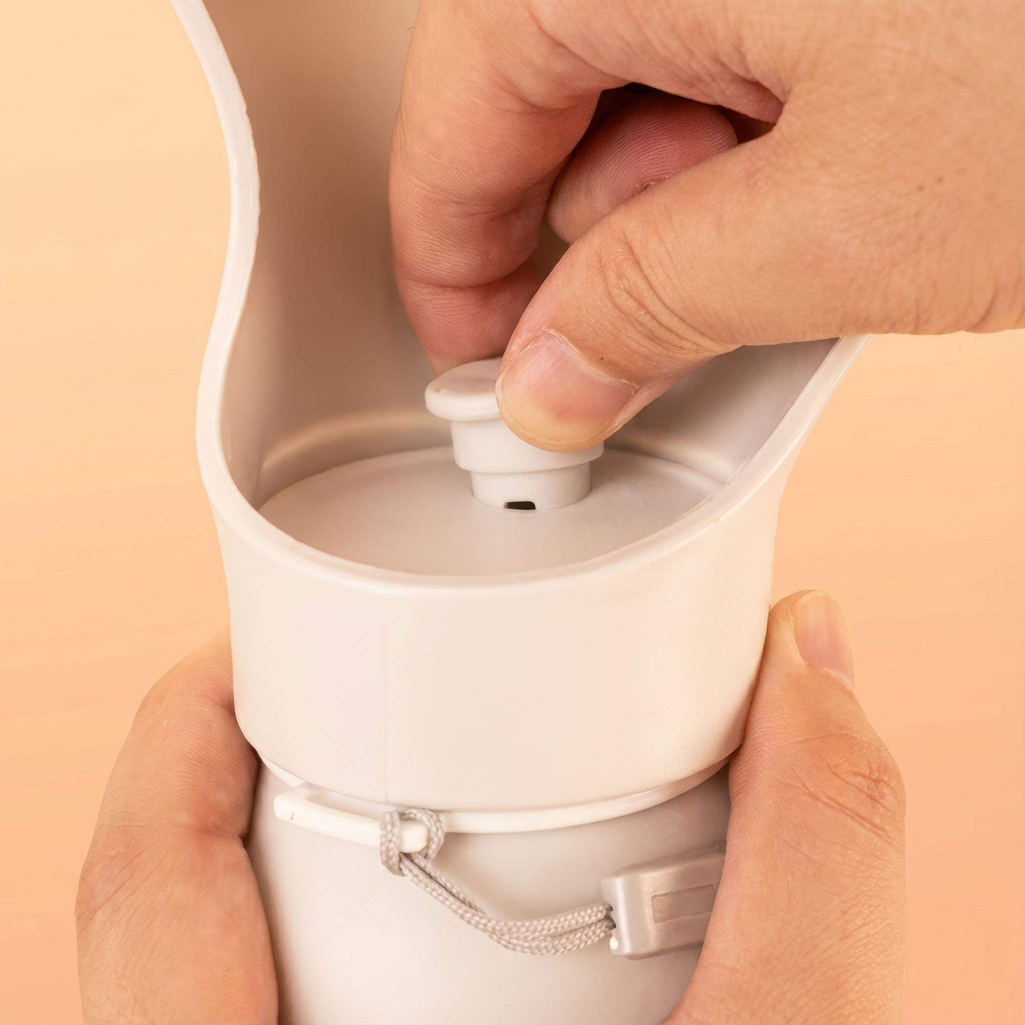 Bone Shaped Compressible Dog Water Bottle 550ml