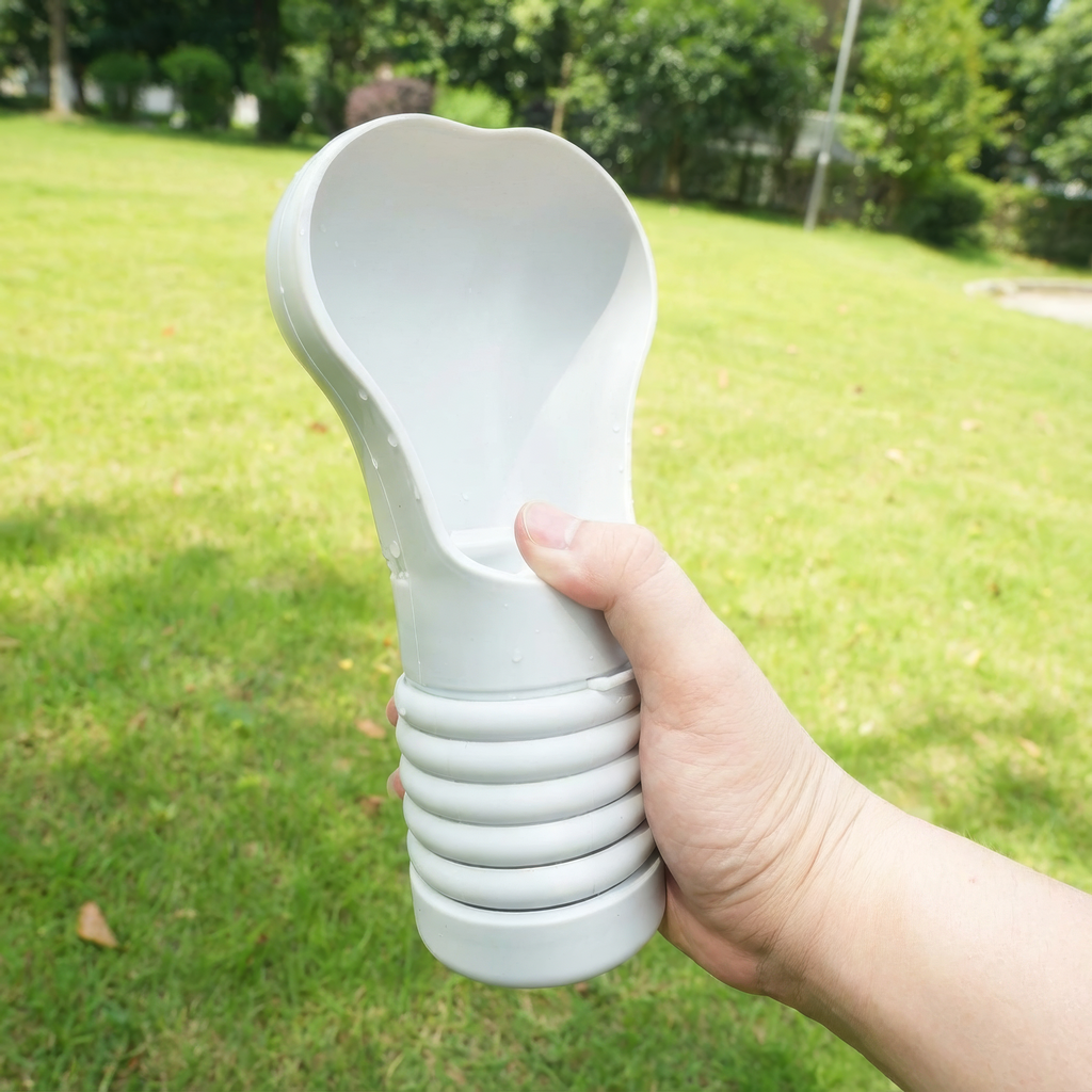 Bone Shaped Compressible Dog Water Bottle 550ml