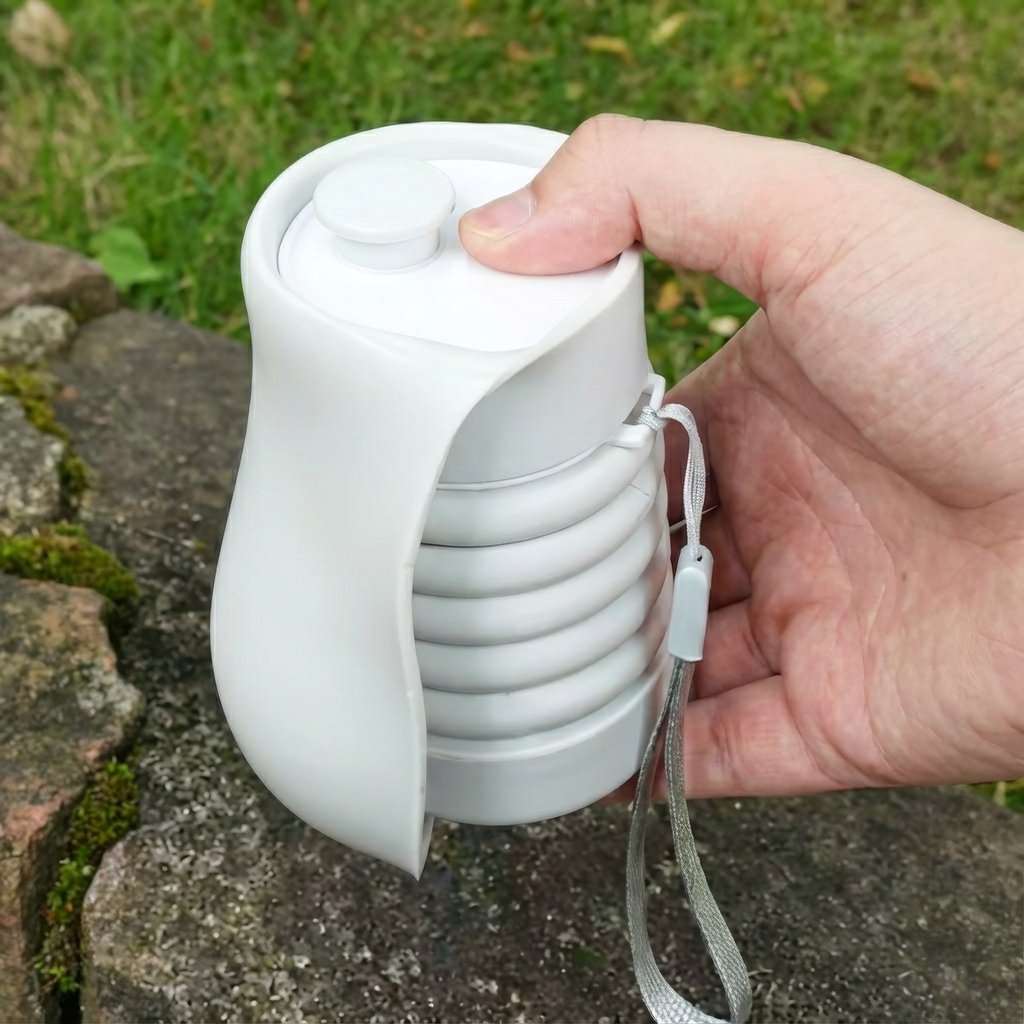 Bone Shaped Compressible Dog Water Bottle 550ml