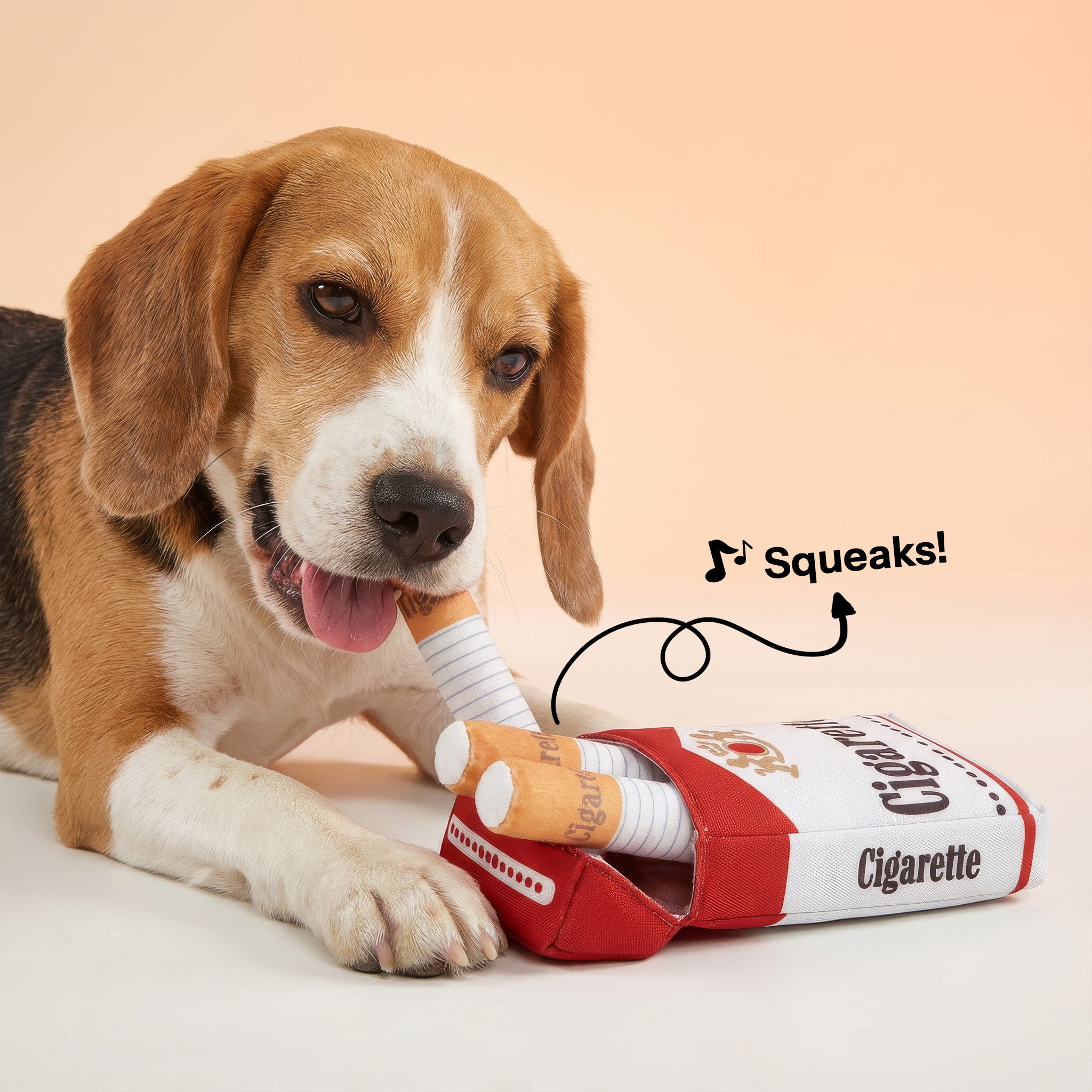 PawCiggs Dog Plush Toy