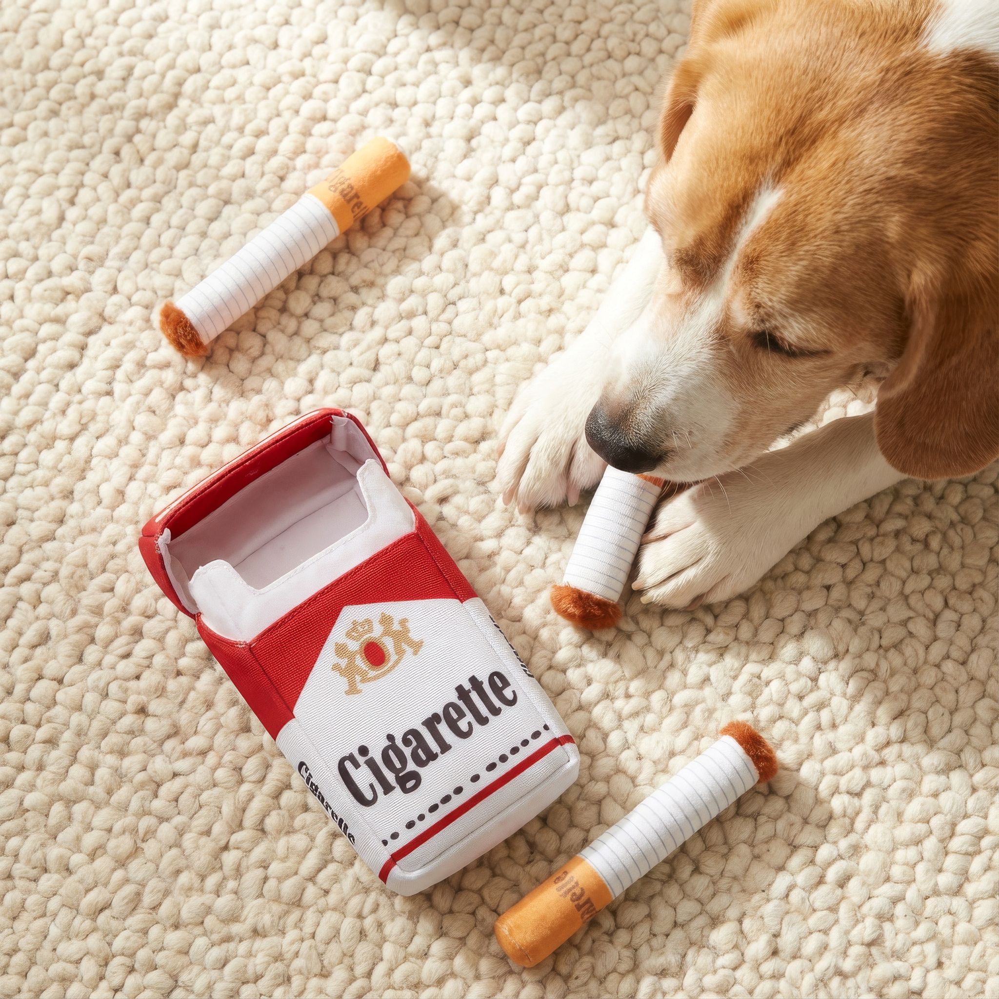 PawCiggs Dog Plush Toy