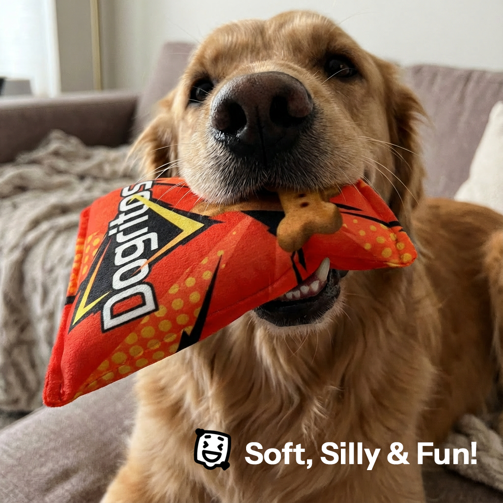 Funny Chips Plush Toy for Dogs