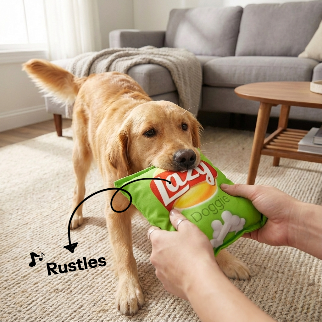 Funny Chips Plush Toy for Dogs