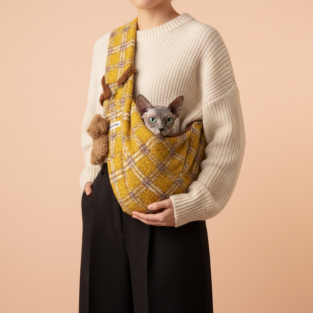 Korean Cross Body Pet Carrier