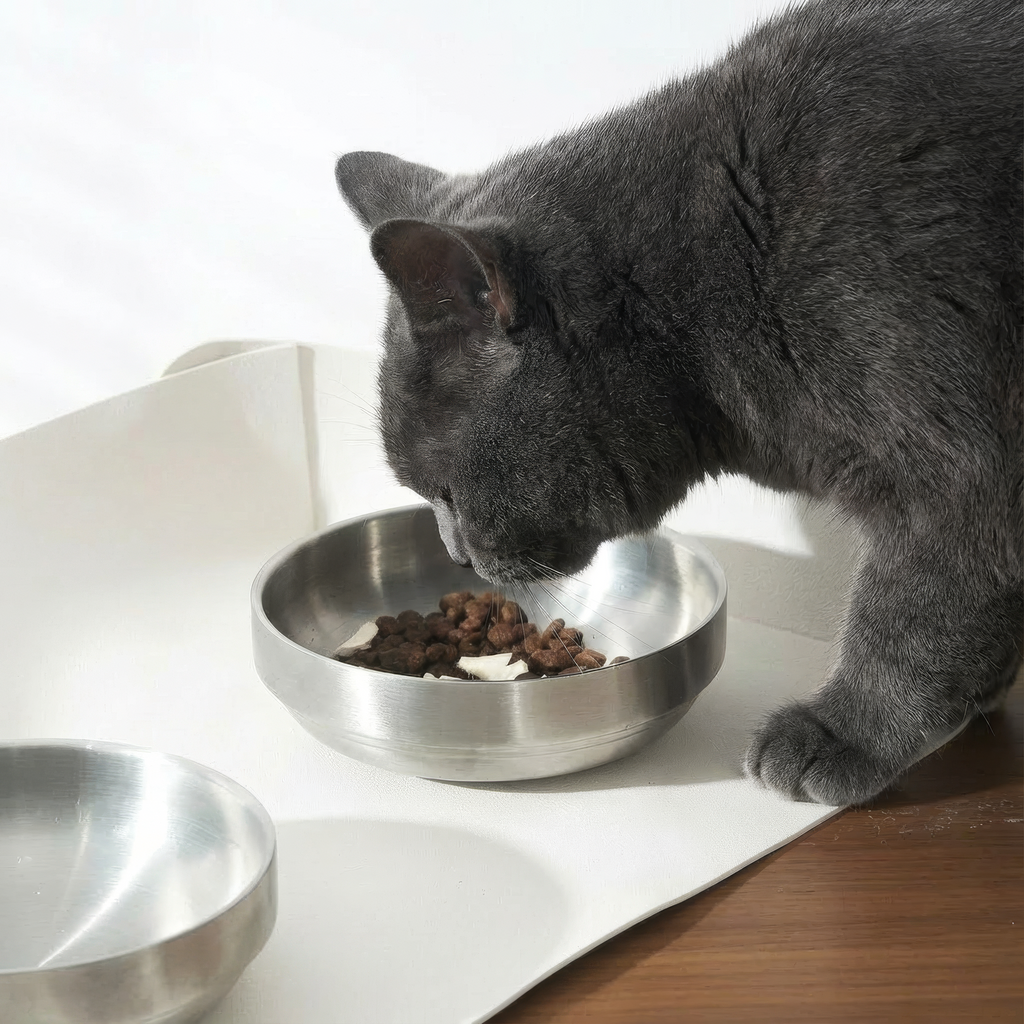 Magnetic Height Adjustable Cat Bowl