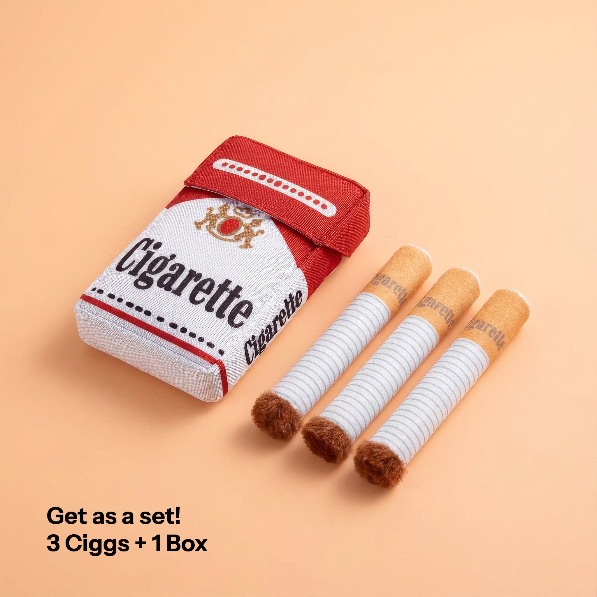 PawCiggs Dog Plush Toy