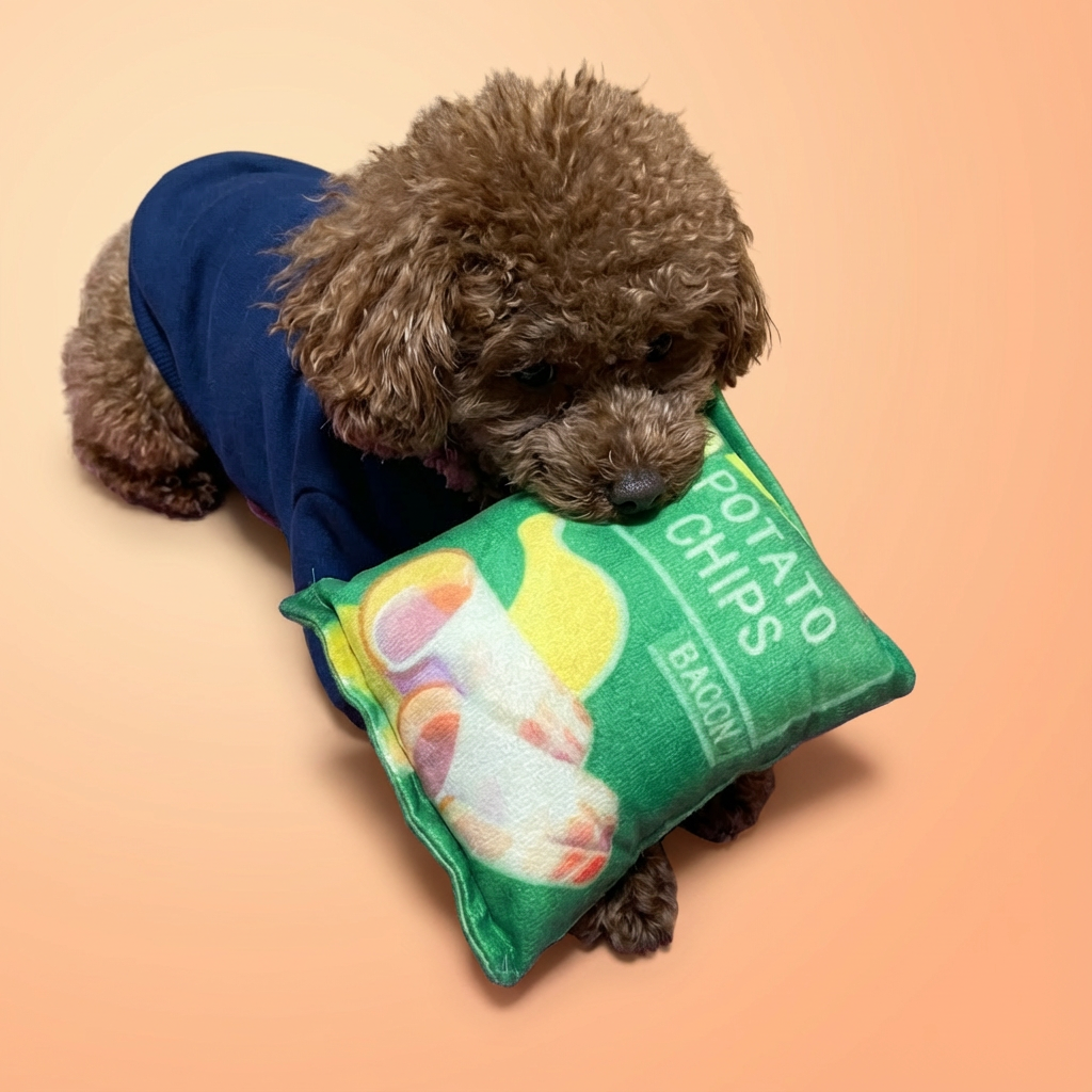 Potato Chips Dog Plush Toy