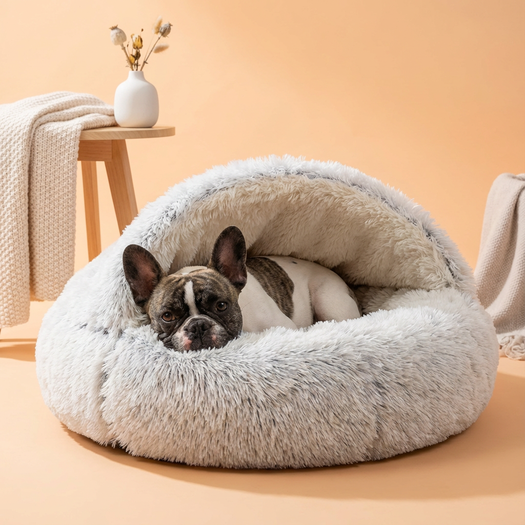 Cozy Calm Semi Nest Pet Bed
